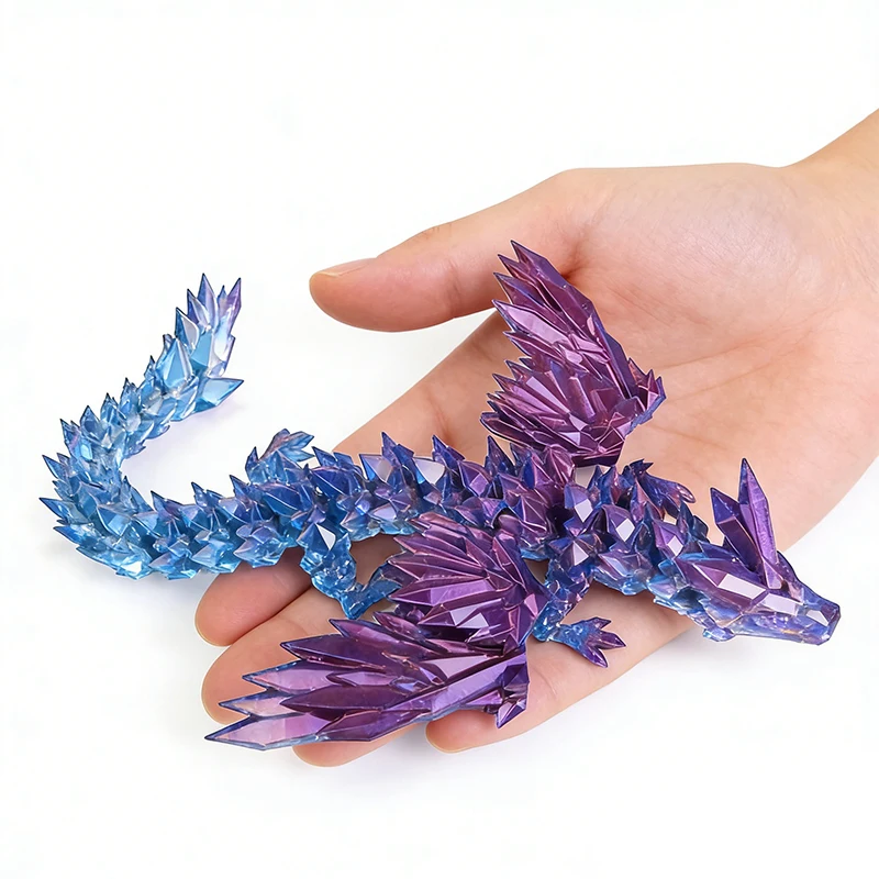 3D-Gedruckte Bewegliche Echinosaurus-Figur Drachenknochen Schreibtisch-Deko Kreatives Neuartiges Geschenk für Kinder – Detail 2