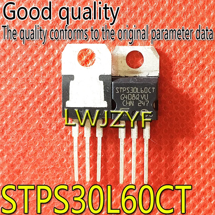 (10Pieces) New STPS30L60CT PS30L60CT 30L60 TO-220 MOSFET Fast shipping