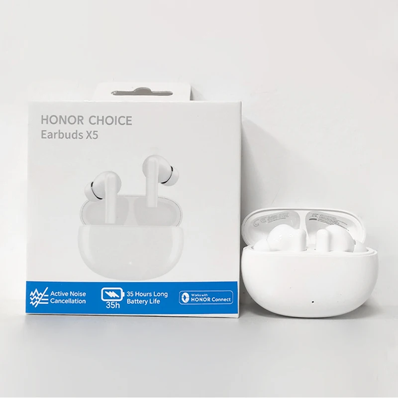 الإصدار العالمي من سماعات أذن HONOR CHOICE X5 سماعات بلوتوث لاسلكية سماعة رأس بخاصية إلغاء الضوضاء النشطة