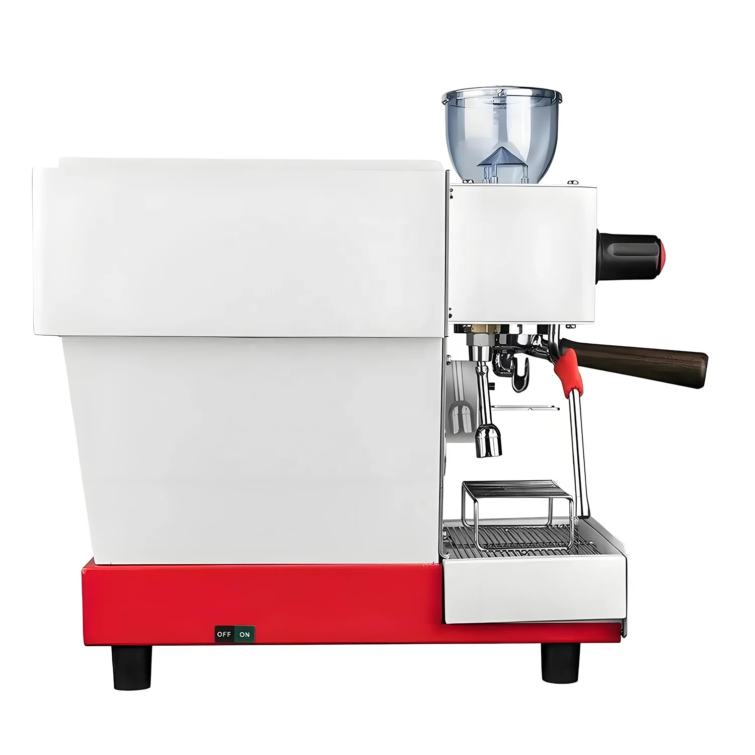 Wyprzedaż! Wbudowana funkcja mielenia, półautomatyczna, profesjonalna, elektryczna ekspres do kawy espresso z funkcją wstępnej nawilżania.