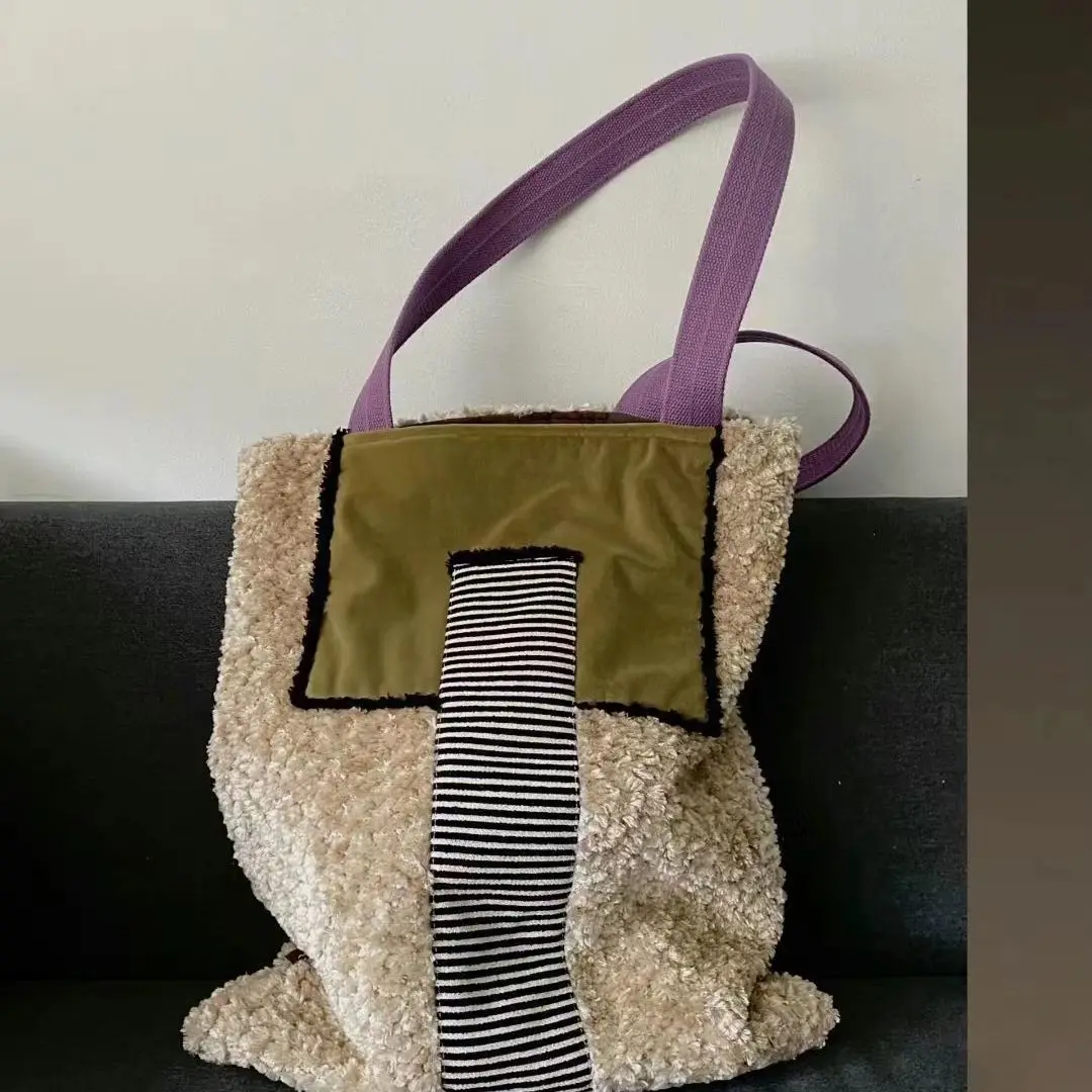 Nova bolsa feminina outono inverno peludo luxo moda bolsa de ombro bolsa designer sacos meninas