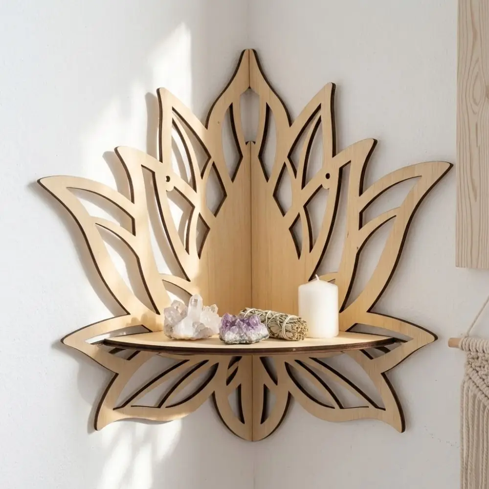 Hollowed Out Butterfly Shaped Shelf Artistic Wall-Mounted Flower Wall Shelf Home Decor Wall Storage Rack Living Room