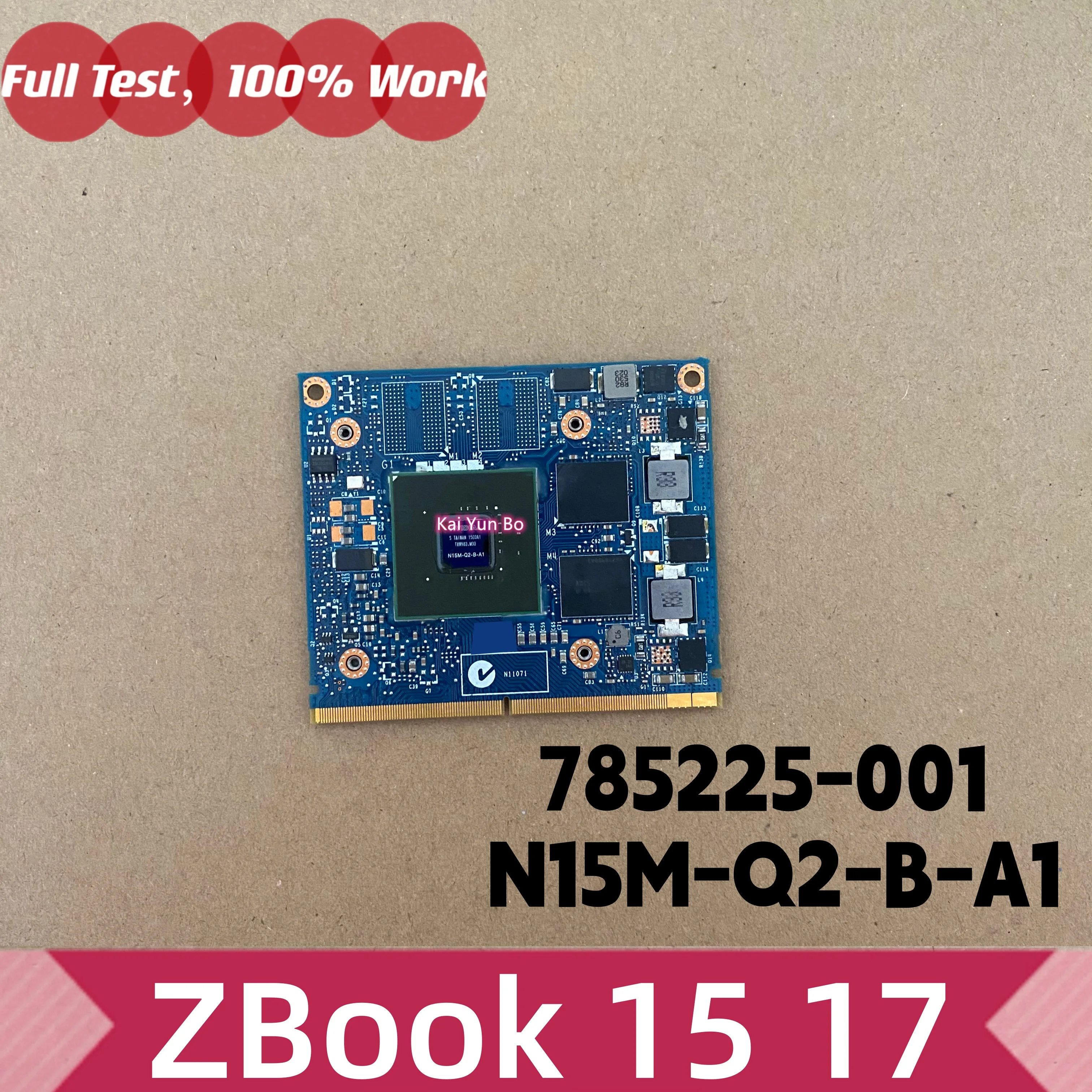 Tarjeta gráfica de vídeo para ordenador portátil ForHP ZBook 15 17, para Nvidia K610M 785225-001 N15M-Q2-B-A1