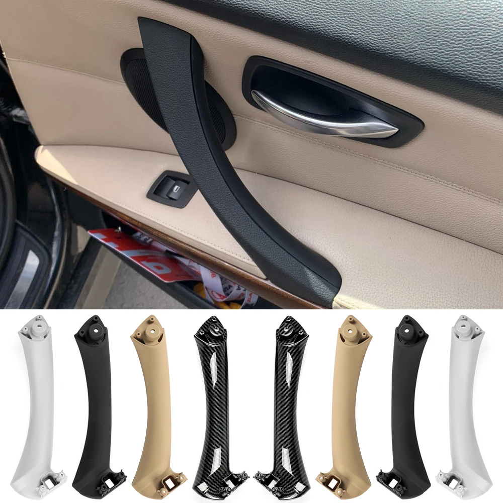 Upgraded Interior Door Pull Handle With Cover Trim Replacement For BMW 3 series E90 E91 E92 316 318 320 325 328i 2004-2012