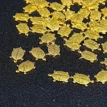 1/10/30/50/100個,風水金龜擺件,招財龜收藏擺件,金屬雕像,財富與好運 8 最佳銷售 風水雕像 - №8