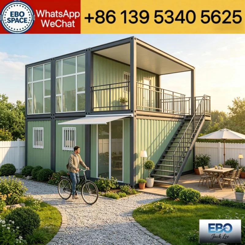 Factory direct 30ft mini container villa, holiday garden house, Made in China Prefabricated Container Home