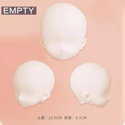 Imomodoll Anime 4 Points Bjd Baby Head Miko Rubber Ruby Ruby Empty 1/4 Doll Head