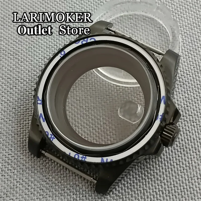 LARIMOKER-Boîtier de montre en acier inoxydable, 40mm, verre saphir, NH35 NH36 NH34 ETA2824 2836 DG2813 3804 ata yota 8205 8215