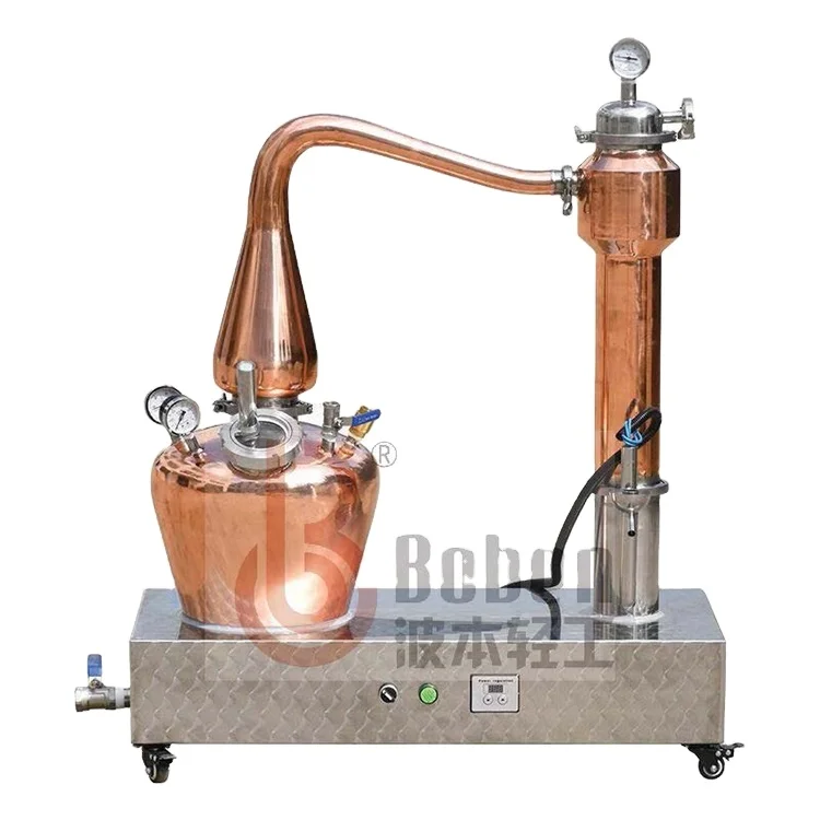 High Quality Alcohol Distillation Small  25L  Copper Distillation Equipment Moonshine Distiller Distillery