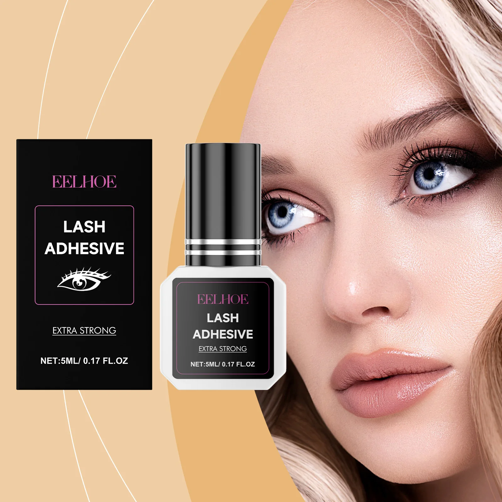 

2025 Winter False Eyelash Adhesive Christmas Set Eyelash Glue Quick-drying Stereotype Lasting Adhesive Eyelash Universal Glue