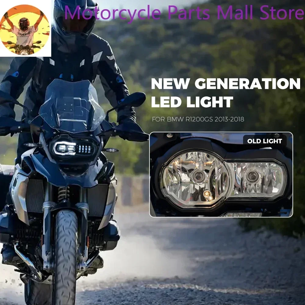 Motorcycle Led Headlight For BMW R1200GS Adv K50 K51 2013-2019 Headlamps Assembly Lamp E9-Mark Accessories IP68 Waterproof