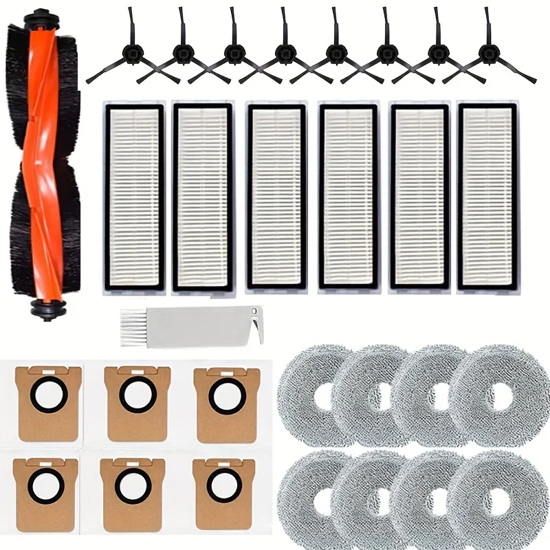 Replacement Accessory Kit (30 Pcs) Compatible For Xiaomi X20 Max and X20 Pro Robotic Vacuum Cleaners