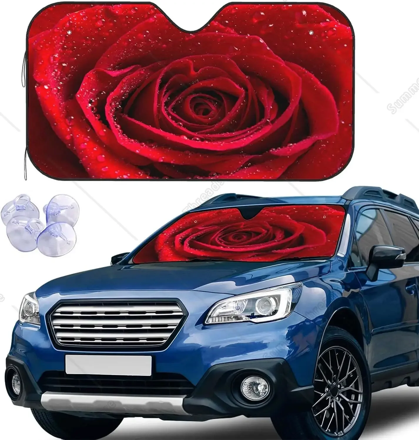 

Красивая красная роза лобовое стекло Sun Sha Sunsha для лобового стекла автомобиля солнцезащитный козырек от солнца блоки УФ-лучей защита от солнца