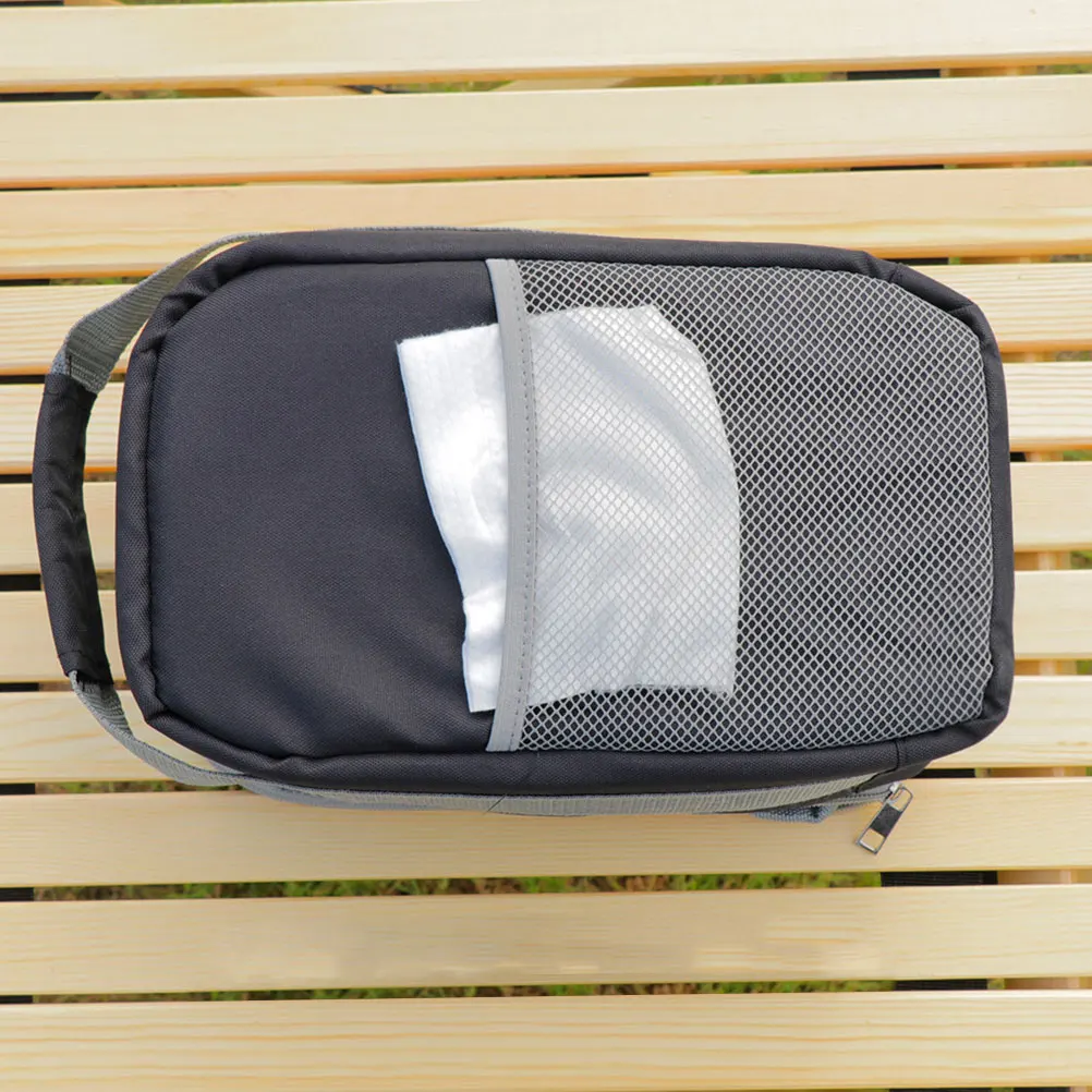 

Camping Cookware Storage ganizer 600D Oxford Cloth Compact Design Outdoor Travel Pouch Multi Purpose Tableware Bag