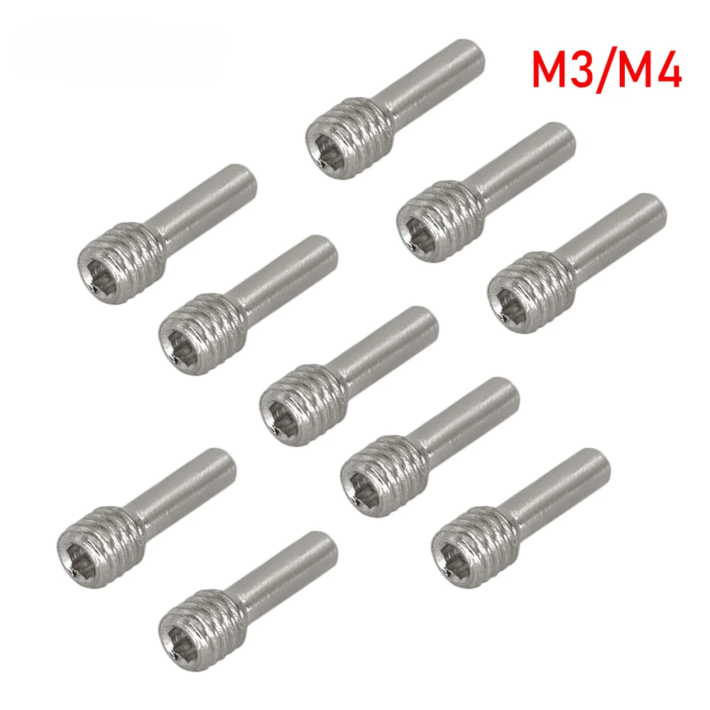 Jeu de vis M3x12mm M4x12mm pour pare-chocs avant et arrière, 2,2 d'appellation central pour 1/10 RC inoler, accessoires de modèles de voiture, 10 pièces