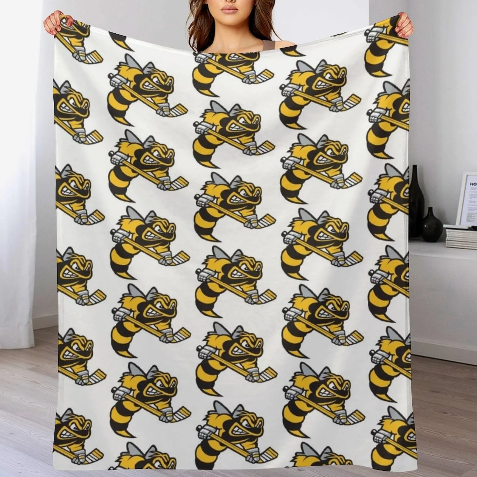 Sarnia Sting Official Throw Blanket warm winter Soft Big Blankets