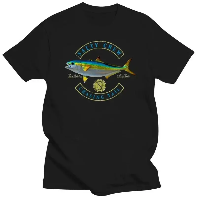 Streetwear Fashion Vintage Summer Male Hot Sale 2024 Summer Tops Men T Shirt Salty Crew Shirt Funny T-shirt Novelty Tshirt