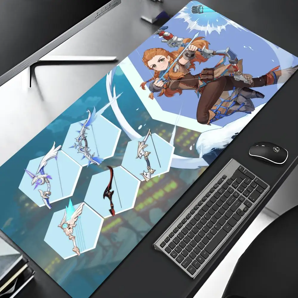 Alhaitham Aloy Arataki Itto Mouse Pad Cartoon Lockedge Large Gaming Pad Computer Gamer tastiera Mat Desk Mousepad PC Desk Pad