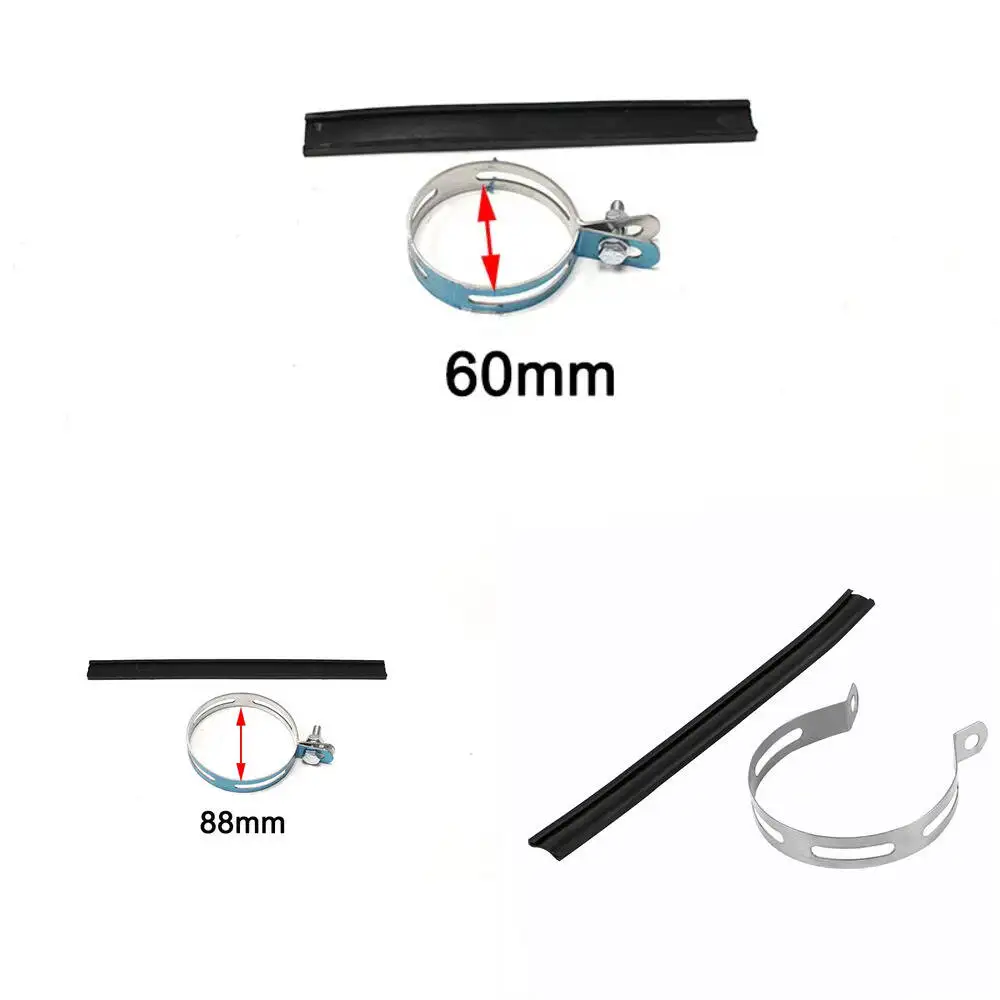 

Опорный зажим для трупа, кронштейн для мотоцикла, фиксированный глушитель, выхлопное кольцо, вешалка, ленточное крепление, 60/88 мм, опорный кронштейн