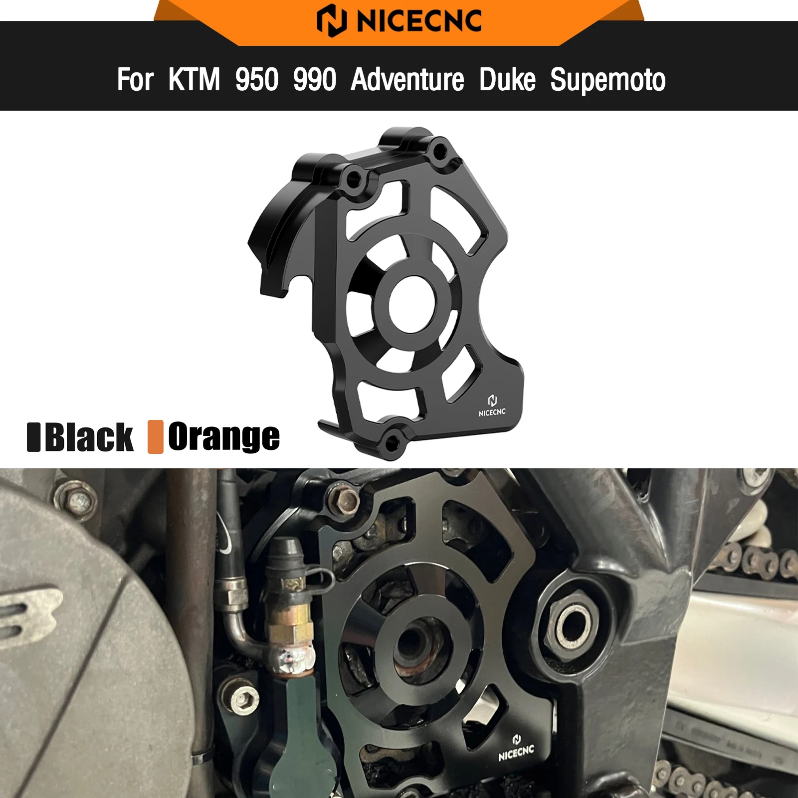 

For KTM 950 990 Adventure Sprocket Cover Chain Guard 950 990 Duke 990 LC8 Adventure 950 990 Supermoto 990 Super Duke/R 990 SMT
