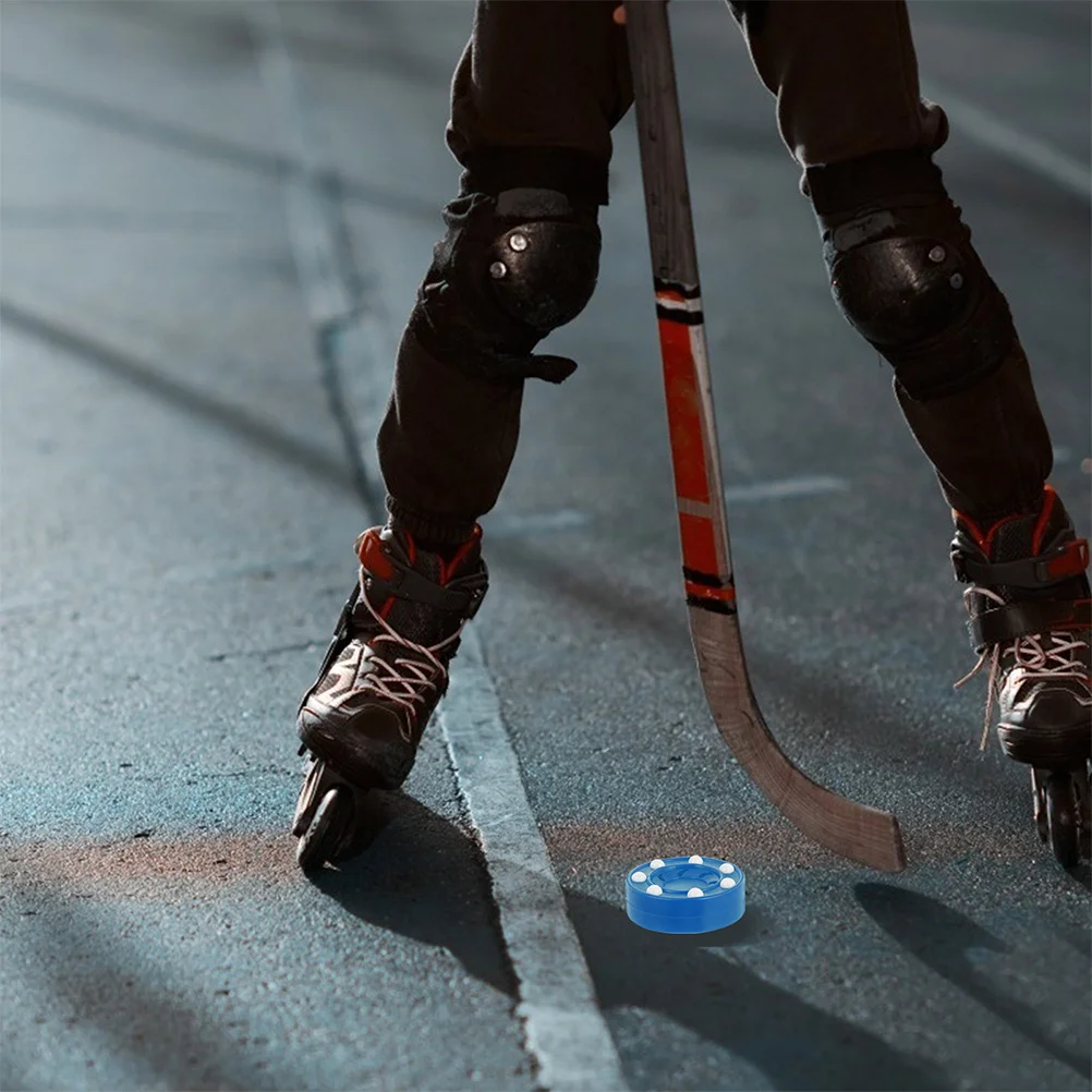 

2pcs Roller Hockey Pucks Professional Training Lightweight Durable Smooth Surface Indoor Outdoor Accessories Competition Clubs