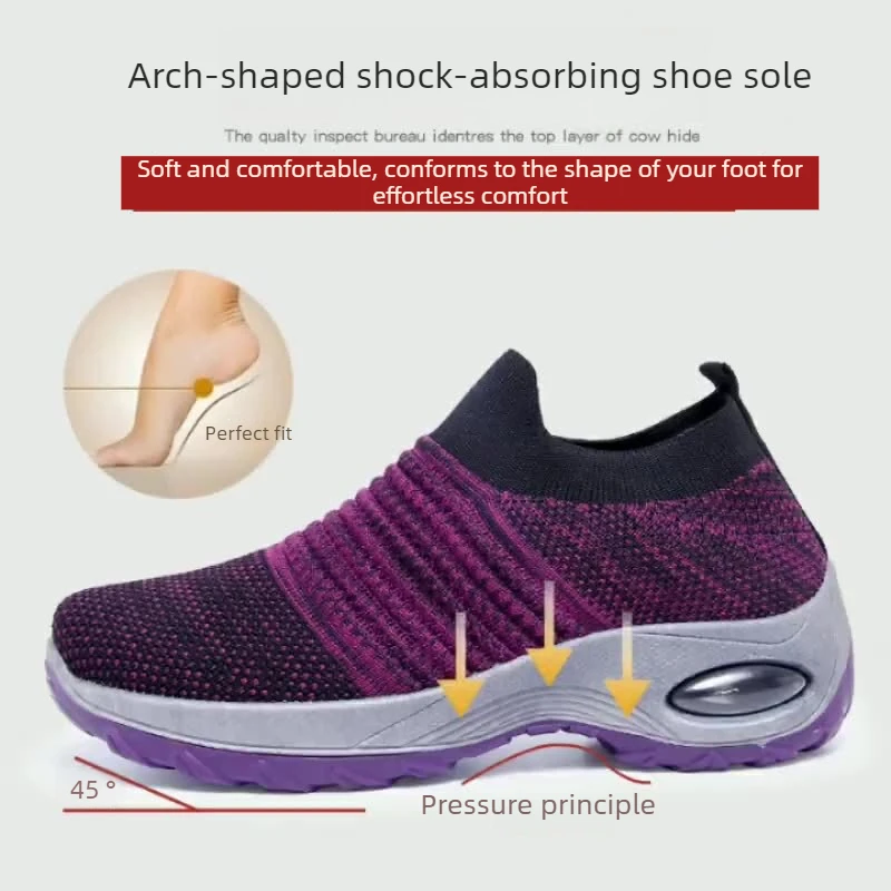 

Outdoor hiking shoes breathable women's lightweight shock-absorbing comfortable casual shoes in summer yoga fitness sports shoes