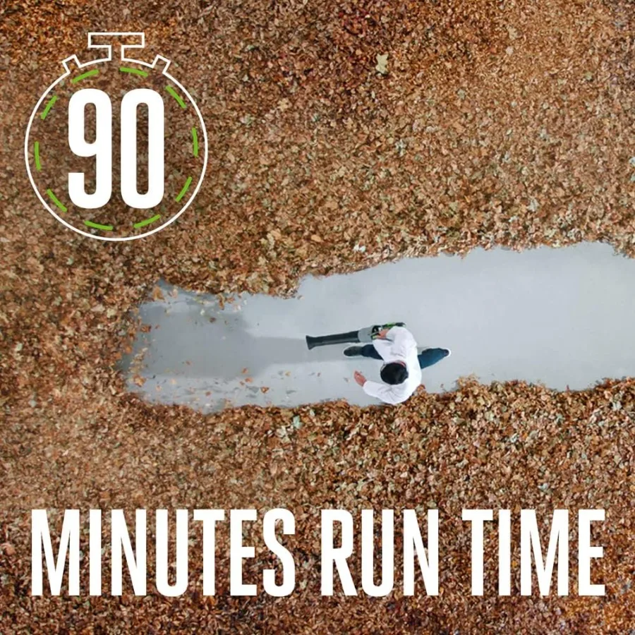 منفاخ أوراق الشجر الكهربائي اللاسلكي 650 CFM يتضمن بطارية وشاحن 56 فولت 5.0 أمبير في الساعة - LB6504 #4