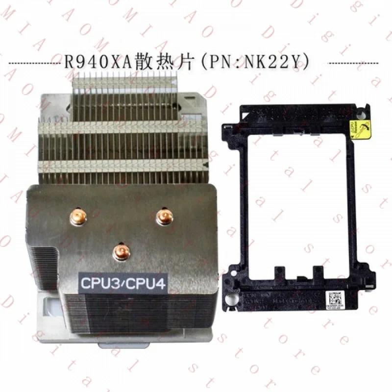 

TU New For Dell PowerEdge R940xa CPU3/CPU4 Cooling Heatsink w/Cage NK22Y 0NK22Y