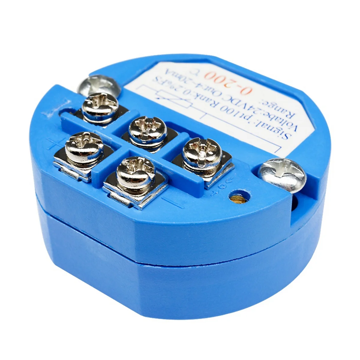 ABGIPT100 0-200 องศาเครื่องส่งสัญญาณการตรวจจับอุณหภูมิ 4-20MA เอาต์พุตหัวติดตั้งเครื่องส่งสัญญาณอุณหภูมิ