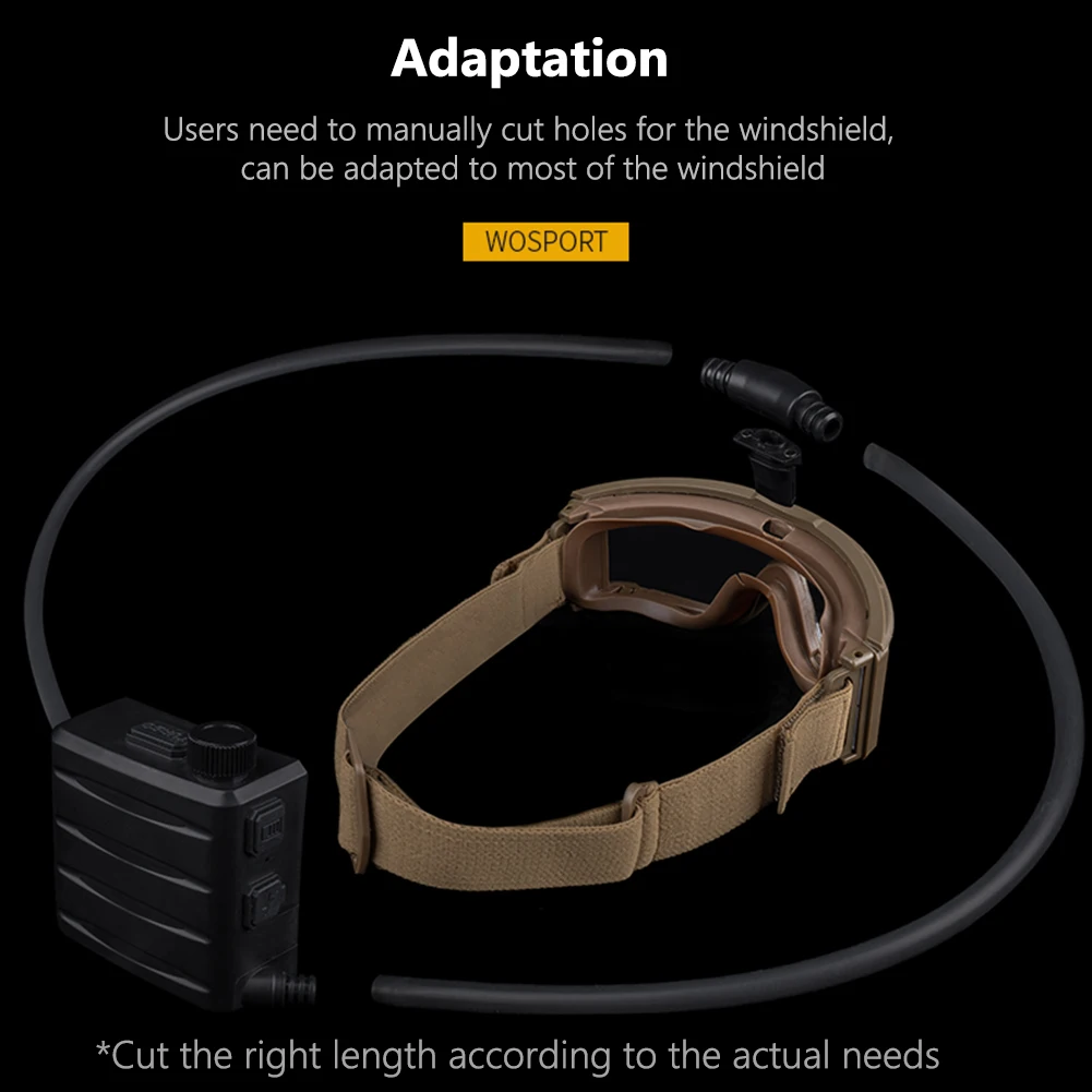 مروحة إزالة الضباب المغناطيسية القابلة للتعديل مضخة مضادة للضباب TYPE-C قابلة للشحن نظارات لاسلكية مروحة إزالة الضباب لتسلق الجبال موتوكروس