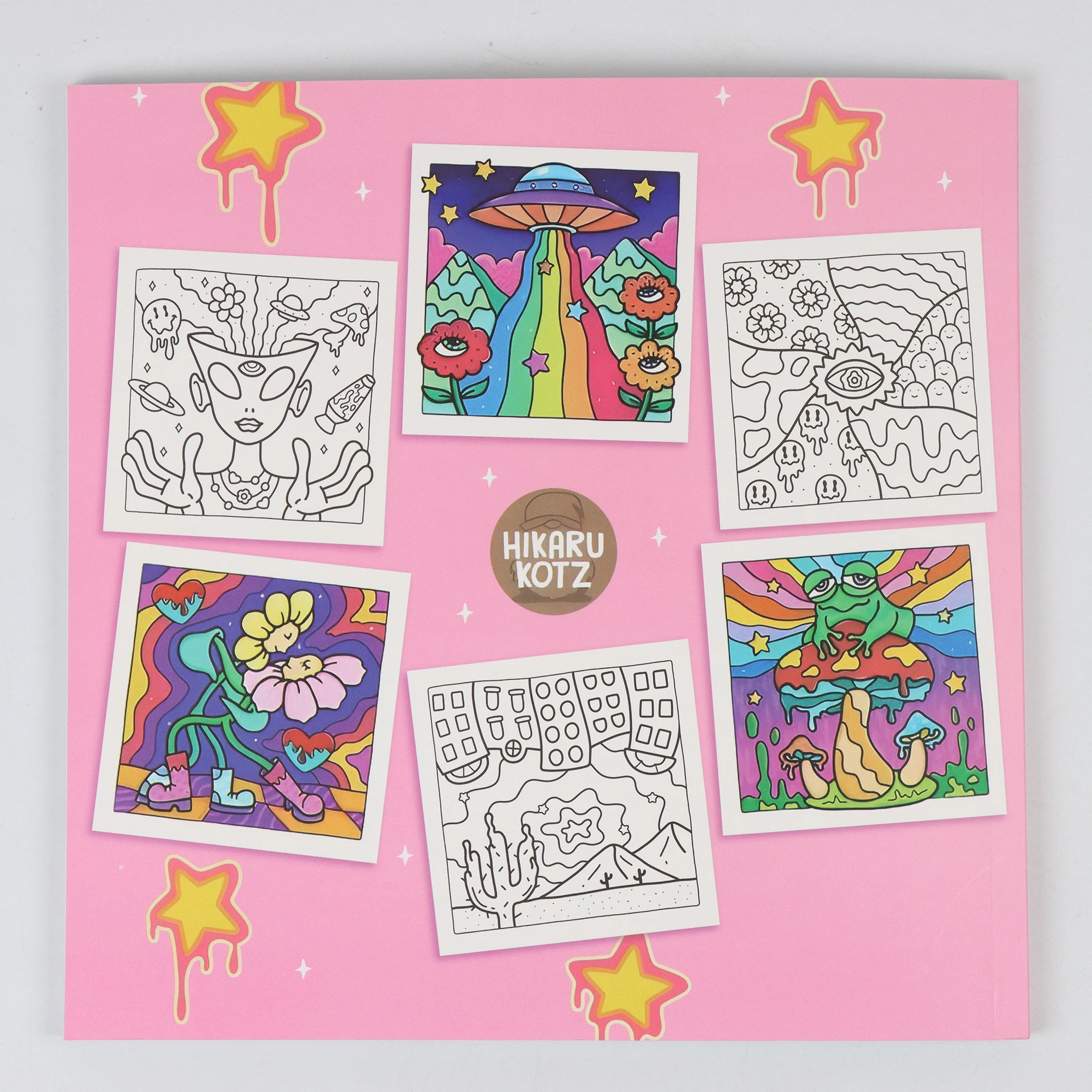 Psychedelic And Funky Adult Psychedelic Coloring Book Featuring Mushrooms Aliens Magic Worlds And Hallucinations