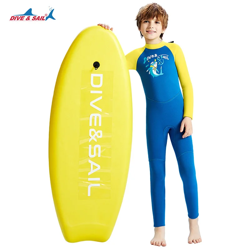 

Kids Wetsuit 2.5mm Full Wetsuits for Boys Girls Neoprene Wet Suits Keep Warm in Cold Water Surfing Swimming Snorkeling Diving
