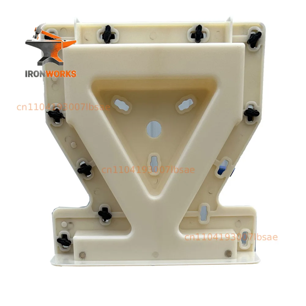 Triangular hollow brick decorative double-sided plastic mold for wall building cultural shaped walls riverbank