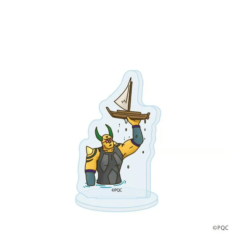 10CM Anime Ponkotsu Quest Acrylic Figure Stand Model Plate Desk Decorations Animation Peripheral Holiday Gifts  Keychains