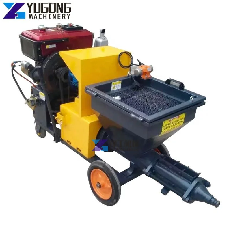 

Screw Plaster Wall Small Concrete Pump for Sale Building Guniting Cement Mortar Spraying Machine