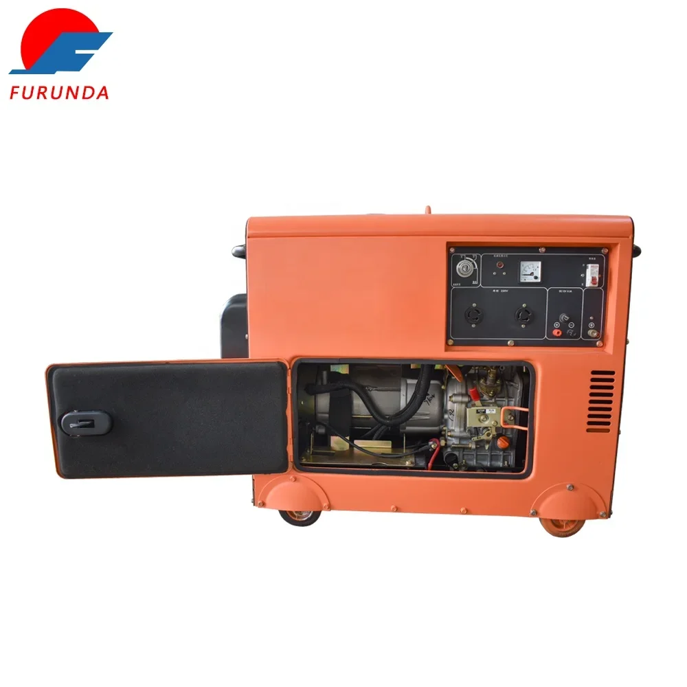 12 KW 15 KVA Low Prices 1/3 phase Equal Power Super Silent Wind Air Cooled Mobile Portable Diesel Generator