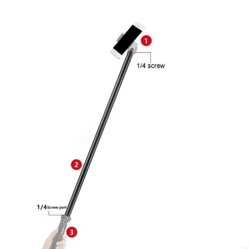 

462E Tripod Extender Tube 1/4" Male Thread for Camera Mounts Tripod Stabilizers