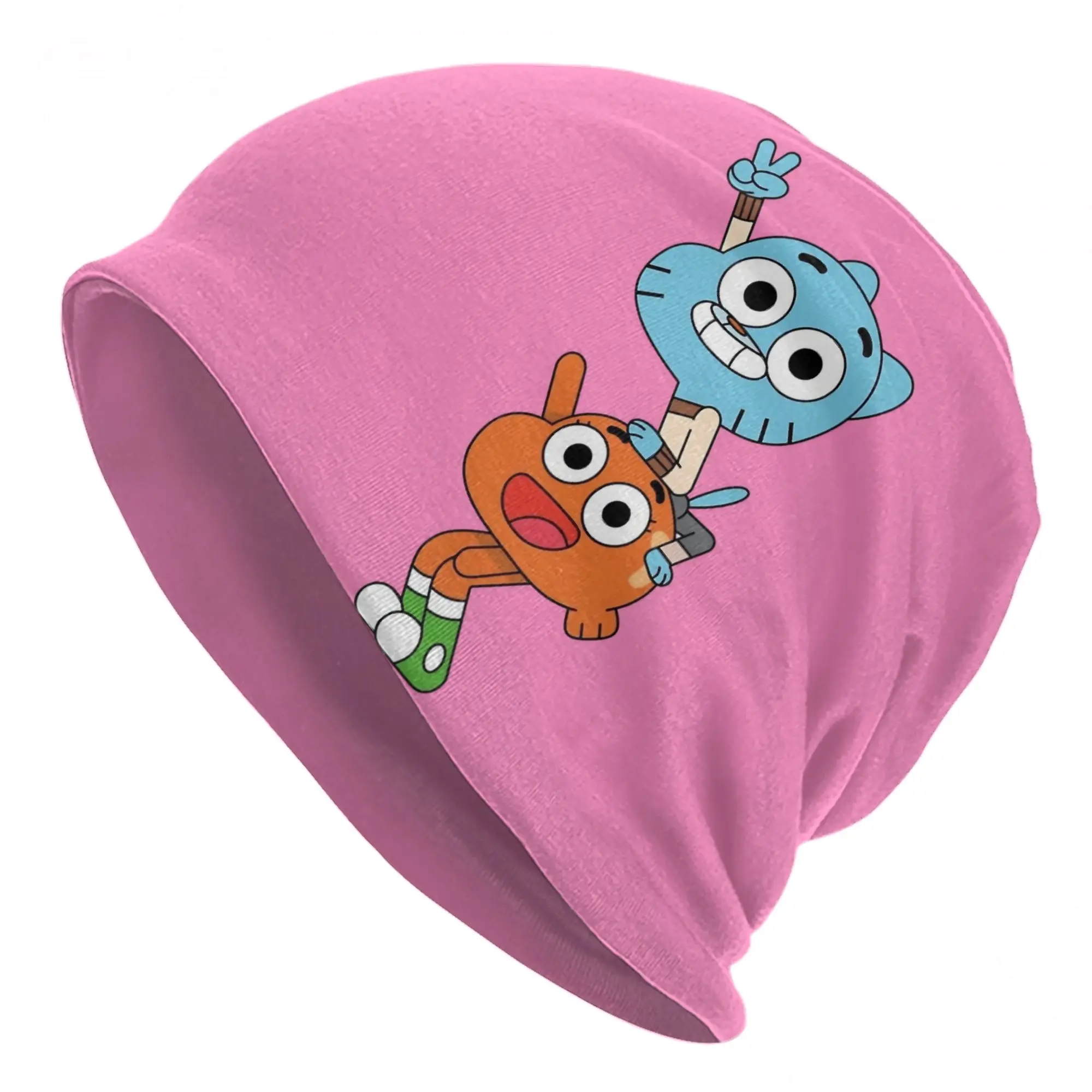 Gumballs Darwins Cap Amazings Gumballs Goth Autumn Winter Street Skullies Beanies Hats Spring Warm Multifunction Bonnet Hat
