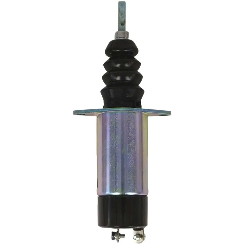 307-2758 12V Fuel Shutoff Solenoid For AEAD 200LE-Welder, 2-Terminal Stop Valve Replacement Complete Assembly