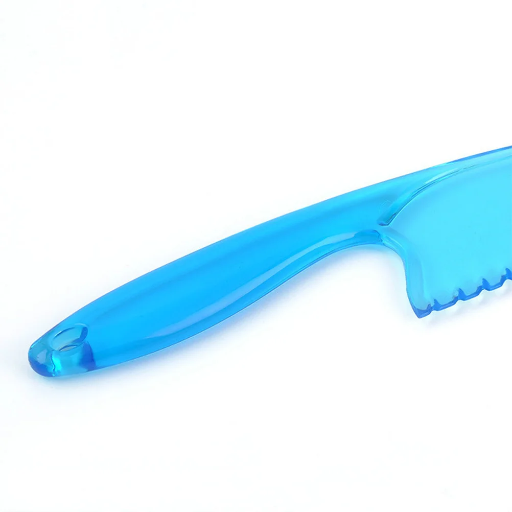 

Colorful Plastic Wedding Cake Shovel Cake Server for Birthday Party Wedding Supplies Serrated Edge Easy Cleaning