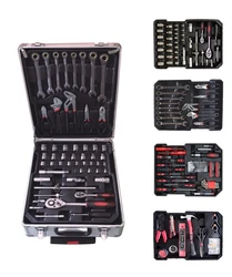 Tools Box Set Mechanic Professional caja de herramientas Car repair Tool box Set With Socket Wrench Set 1/2 3/8 1/4