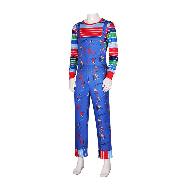 Costume de Cosplay de Chucky pour Adulte et Enfant, Déguisement de Bonne Guile, Mariée de Chucky, Effrayant, Fantôme d'Horreur, pour Halloween, pour Femme et Homme