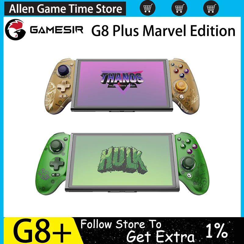 Gamesir G8 Plus G8+ Mobile Gaming Controllers Bluetooth Gamepad For NS Limited Edition Marvel Thanos Hall Effect Joystick Custom