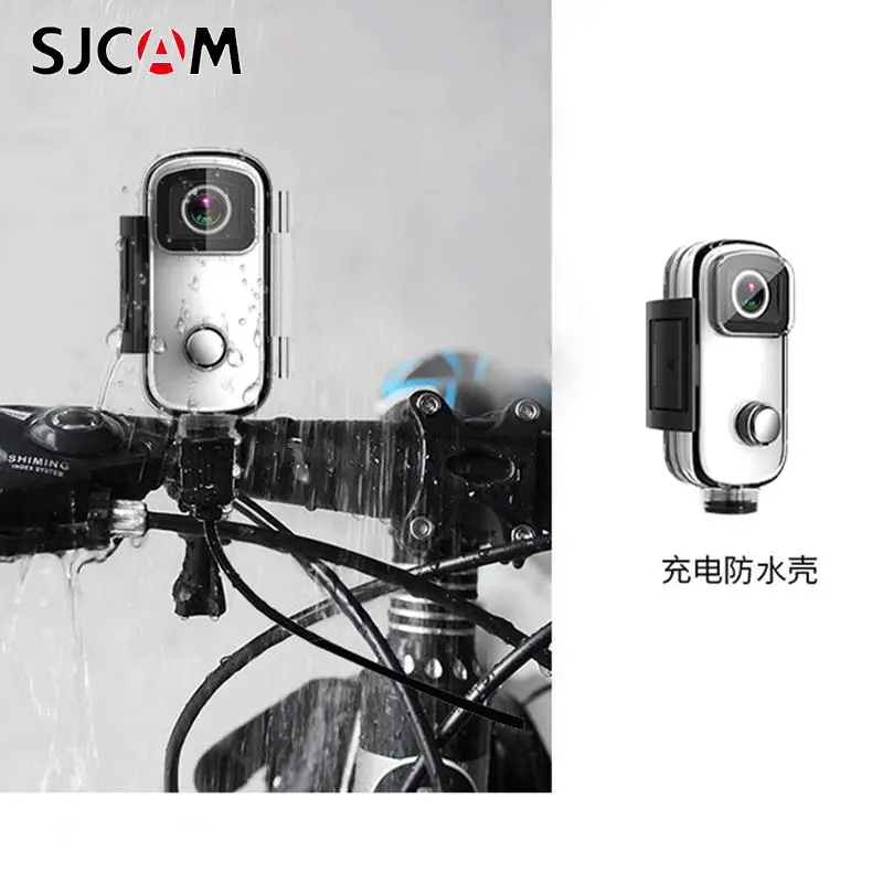 Cámara de acción SJCAM, funda impermeable, cargador/caja de carga, Cable USB para SJCAM C100/Plus, marco protector Ultra antivibración