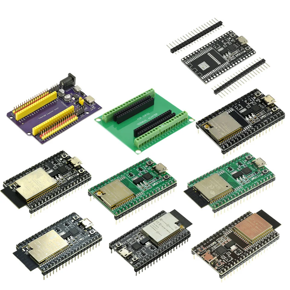 For ESP32-DevKitC Base Board, WiFi BT Expansion Floor Board for ESP32-32D / 32U Wireless Module Support