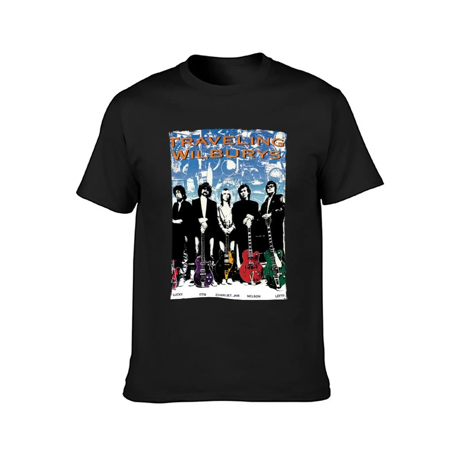 The Traveling Wilburys Band T-Shirt Blouse anime clothes customs design your own mens t shirt