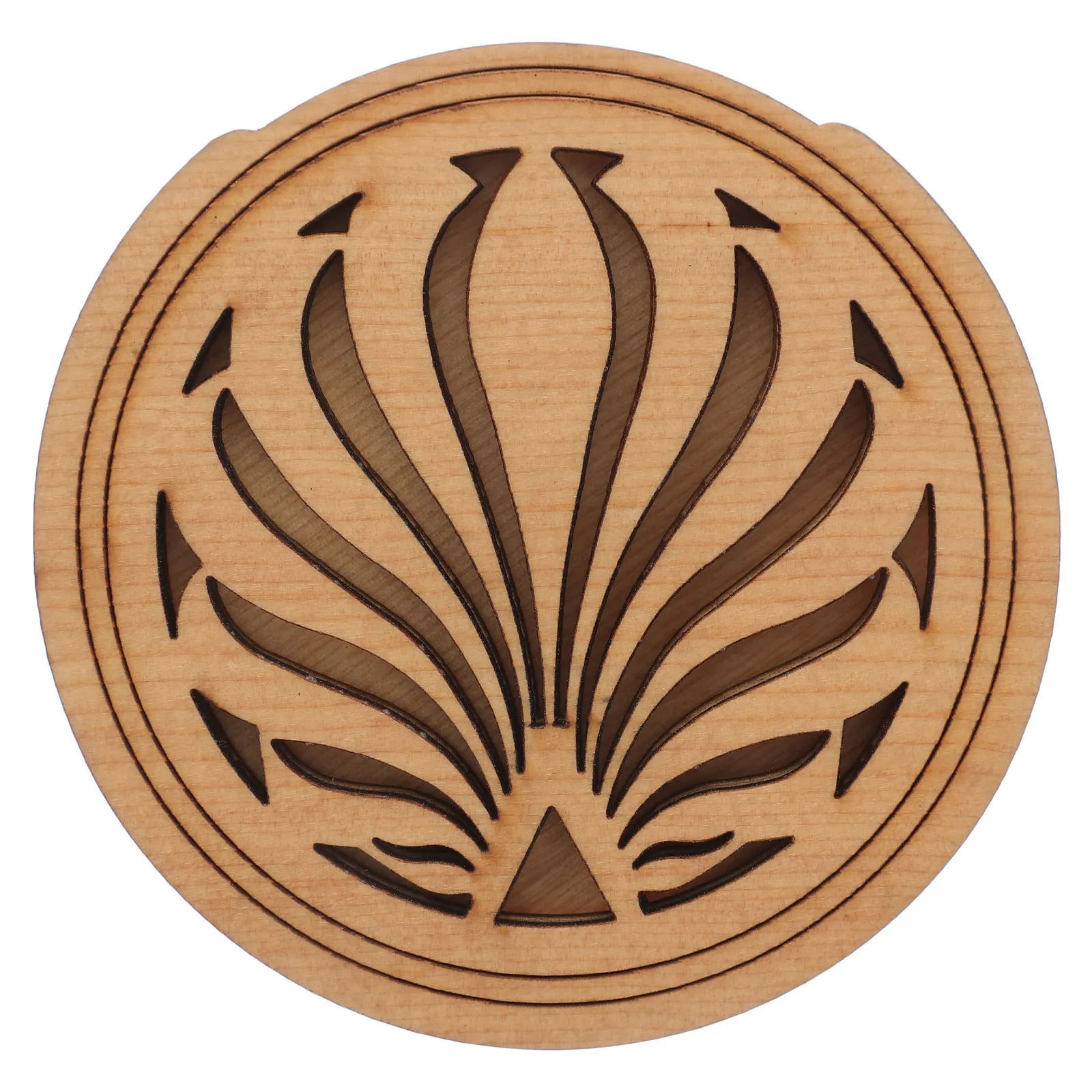 

Guitar Hole Cover For Acoustic Guitar Wood Soundhole Feedback Control Pattern Accessory Sound Hole Cover