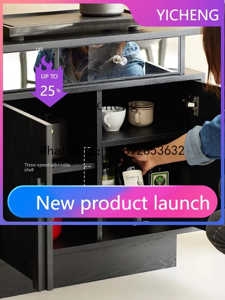 

Living Room Integrated Wall Dining Room Partition Side Cabinet Small Apartment Storage Organizer Cabinet