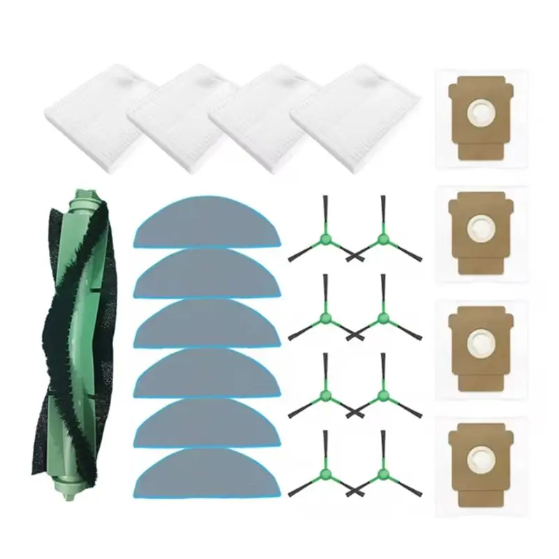 

Hot-For Irobot Roomba Combo Essential/2 Essential/105 Y0110 Y0112/Y0140 Replacement Brush Filter Dust Bag Mop Cloth Spare Parts