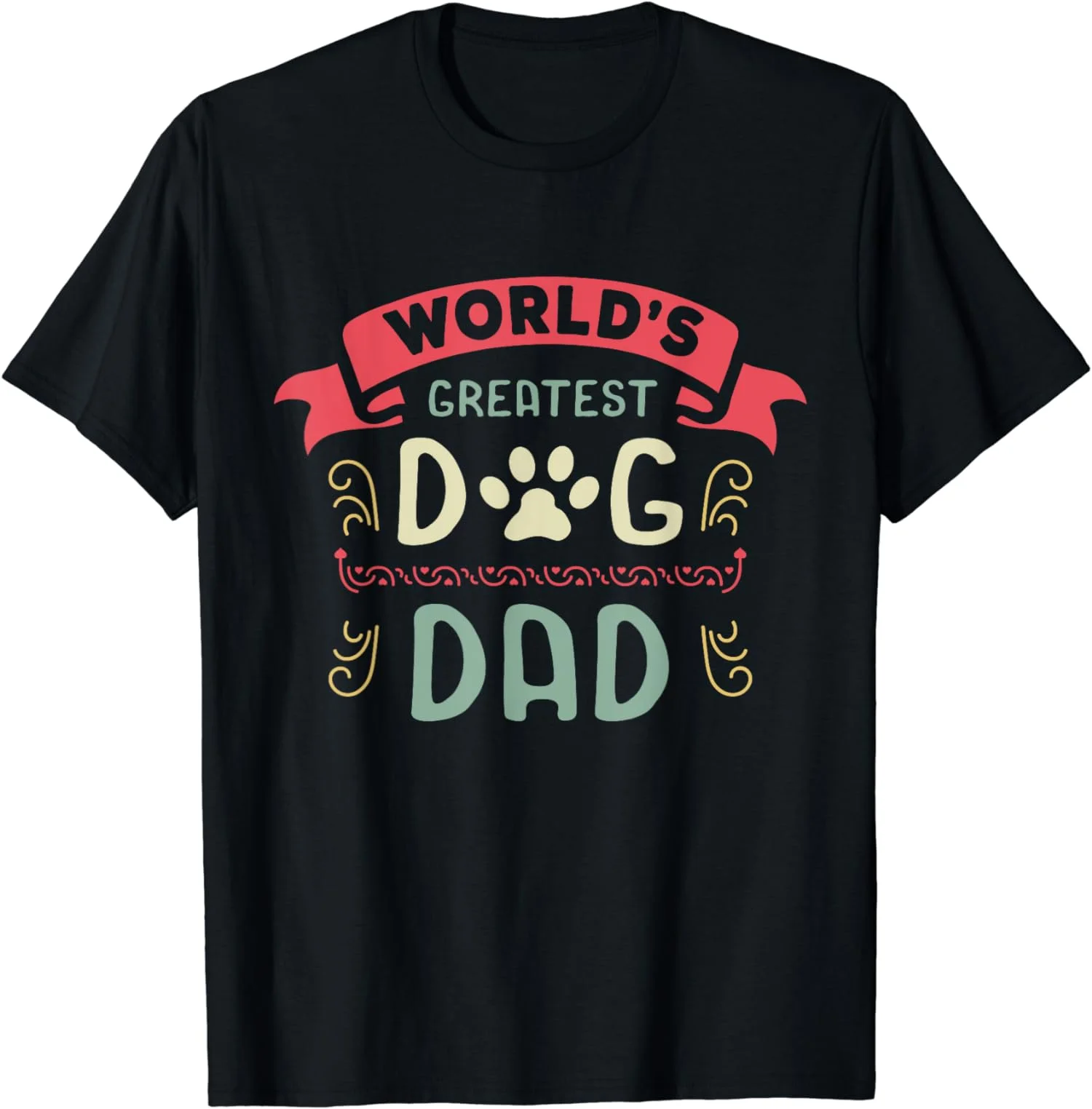 Dog Dad Dog Lover Gift Father's Day Unisex T-Shirt S-5XL